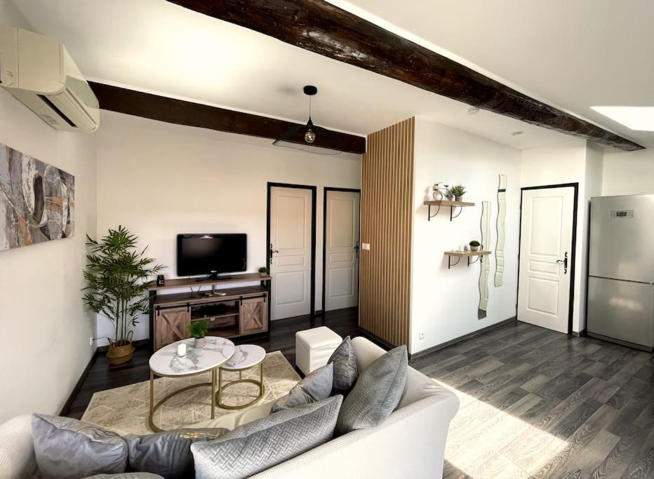 Charme Urbain Sous Les Toits-Terrasse/Clim/Parking Apartment Безие Екстериор снимка